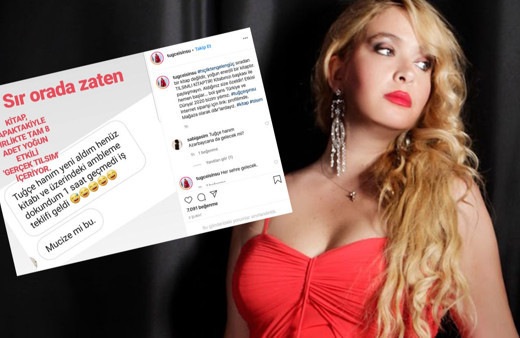 Tuğçe Işınsu tılsımlı kitabıyla para kırıyor! Okuyan kocasını da işini de buluyormuş