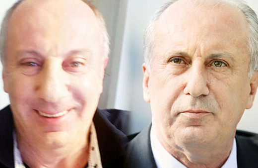 Muharrem İnce burnuna fondöten mi sürdü?