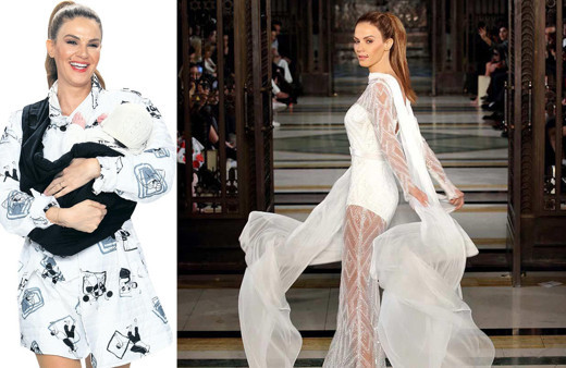 Tülin Şahin kızı Siena Leyla ile Londra Moda Haftası'nda rüzgar estirdi!