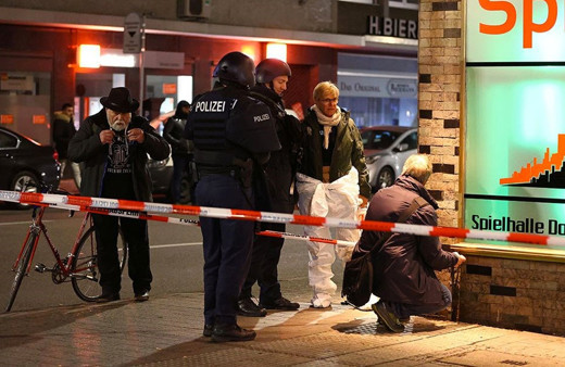 Almanya'yı sarsan kafe saldırısından fotoğraflar