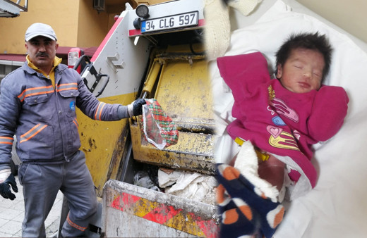 Şişli'de çöp konteynerinde yeni doğmuş bebek bulundu