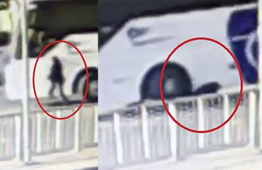 Yol verme kavgasında otobüsün altında kaldı! Dehşet anları kamerada