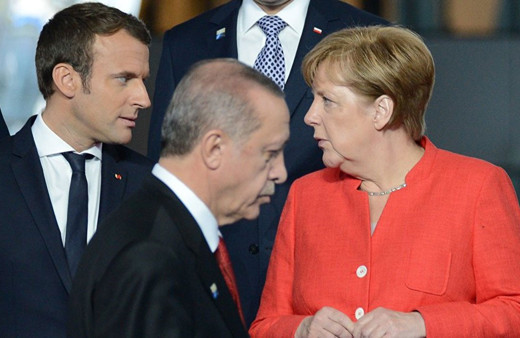 Macron ve Merkel ile görüşen Erdoğan'dan çarpıcı İdlib çağrısı