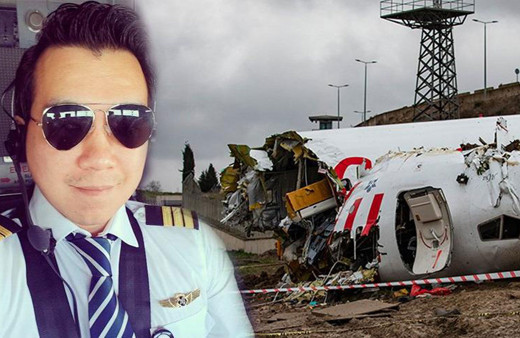 Kaza yapan Pegasus pilotuna hastanede büyük şok beyninde tümör çıktı