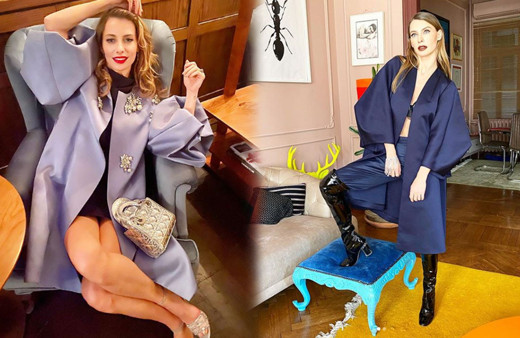 Tuba Ünsal iç çamaşırsız kimonoyla pozlar verdi seksi hallerine 'Hayat' notu düştü