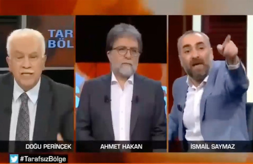 Doğu Perinçek ile İsmail Saymaz kavga etti! Tarafsız Bölge karıştı