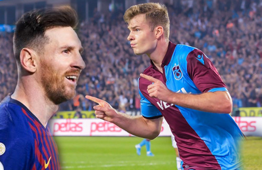 Sörloth Avrupa'da ilk beşe girdi Messi'yi geçti!