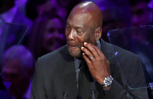 Kobe Bryant'a duygusal veda! Michael Jordan gözyaşlarına hakim olamadı