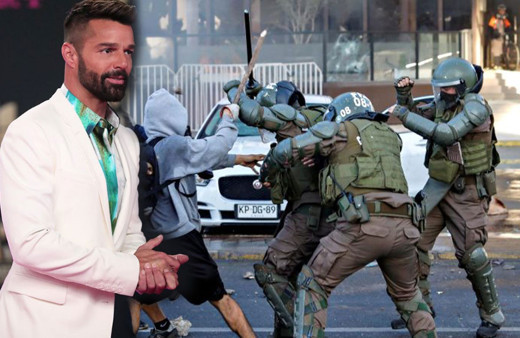 Ricky Martin otelde yakmak istediler Şili müzik festivalinde dehşet anları