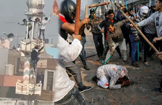 Hindistan'da Müslümanlara Hindu zulmü camiler yakılıyor sokakta işkence ediliyor