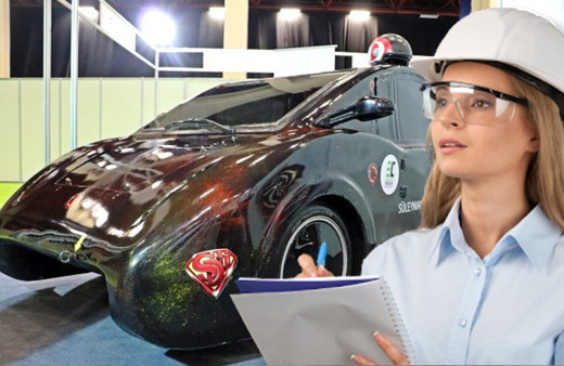 Öğrenciler gece gündüz çalışıp yaptıkları araca 'Gece Gündüz' dedi