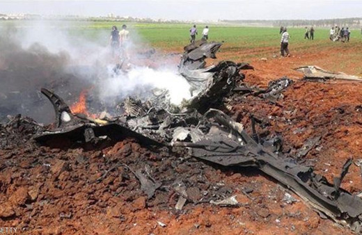 Esed'e ait Rus yapımı savaş uçağı düşürüldü! İşte o görüntüler