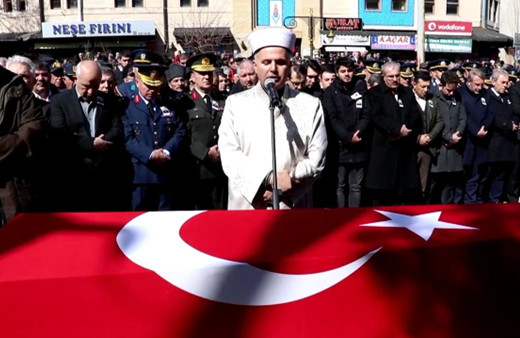 İdlib şehidi Piyade Uzman Onbaşı Muhammed Yılmaz son yolculuğuna uğurlandı