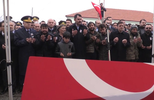 İdlib şehidi Hasan Hüseyin Özdemir son yolculuğuna uğurlandı