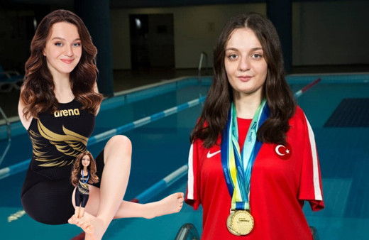 Milli yüzücü Sümeyye Boyacı Barbie'nin bebeği oldu