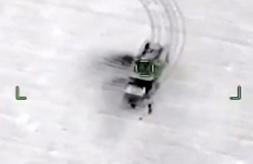 Türk SİHA'ları Esed'e göz açtırmıyor! Rejime ait Rus yapımı Pantsir böyle vuruldu