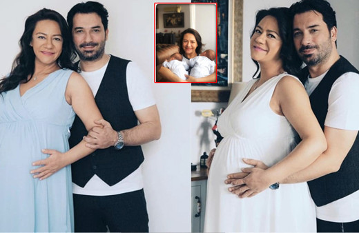 Ezgi Sertel ve eşi Ozan Çobanoğlu ikizlerini paylaştı gelen yorumlar isyan ettirdi