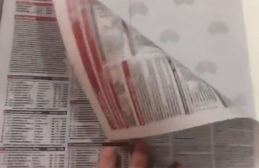 Avustralya gazetesi tuvalet kağıdı biten vatandaş için boş sayfa bastı