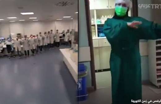 Koronovirüs kafayı yedirtti! Doktorlar oynatmaya başladı