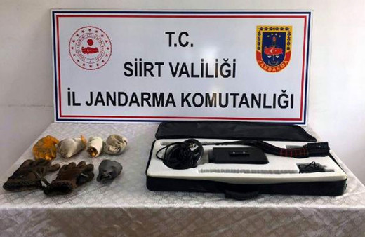 Siirt'te kaçak kazı yapan 5 kişi yakalandı