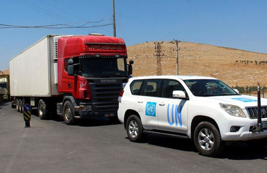 BM'den İdlib'e 23 tırlık insani yardım