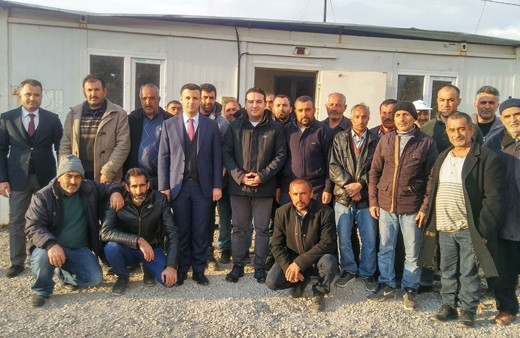 Malataya'da 26 depremzede aileye konteyner kuruldu