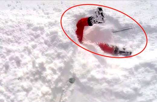 Karın içine gömülen kadını böyle kurtardı! Saniyelerle yarıştı