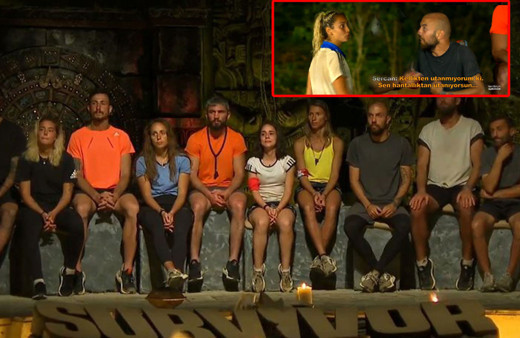 Survivor'da Evrim ve Sercan'ın kavgası olay oldu eleme adayı ise bakın kim