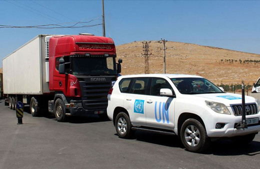 Birleşmiş Milletler'den İdlib'e 23 tırlık insani yardım