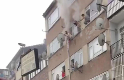 Fatih'te can pazarı kamerada! Böyle kurtarıldılar