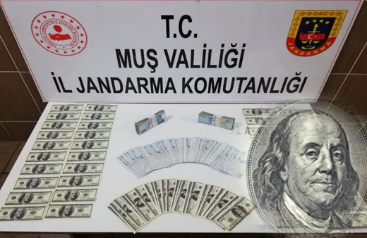 Muş'ta bastıkları sahte dolarlarla yakalandılar rakam dudak uçuklattı