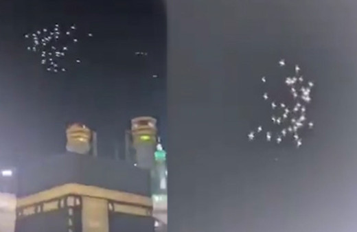 Koronavirüs sebebiyle boşalan Kabe'de çekildi! Kuşlar tavaf ediyor