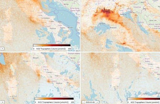 İtalya'daki Coronavirus karantinası hava kirliliğini azalttı
