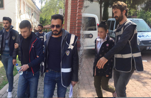 Antalya akü hırsızı sevgililer yakalandı biri çalarken biri gözcü oluyormuş
