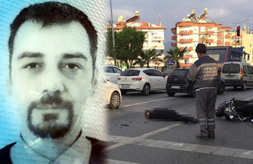 Antalya'da motosikletiyle kamyonetin altında kaldı