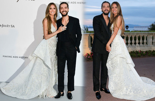 Heidi Klum ve Tom Kaulitz karantinada camdan öpüşmeleri olay oldu