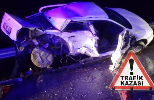 Sinop'ta iki otomobil kafa kafaya çarpıştı bilanço ağır