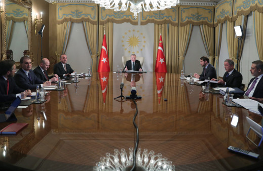 Erdoğan Macron Merkel Johnson 4'lü zirvesi sona erdi