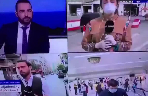 Canlı yayında şoke eden corona virüs dehşeti! Muhabir böyle bayıldı