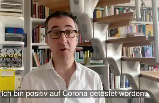 Almanya'daki Türk siyasetçi Cem Özdemir : Ben de koronavirüs oldum