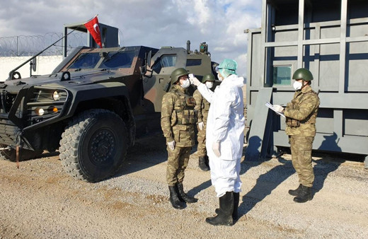 TSK'dan sınır birliklerinde sıkı koronavirüs önlemleri askerler bunları yapacak