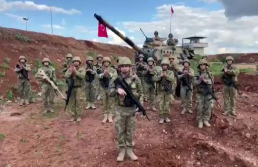 Suriye’deki Mehmetçikten sağlık çalışanlarına selam geldi!