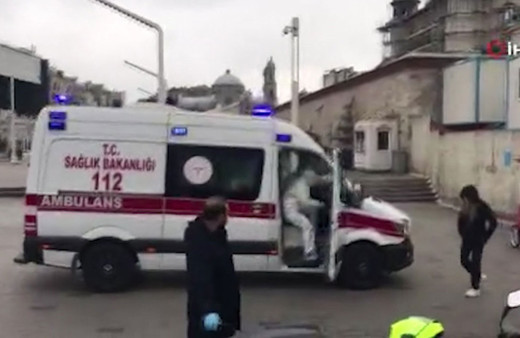 Taksim'de hastaneden kaçan karantina altındaki kadın yakalandı!