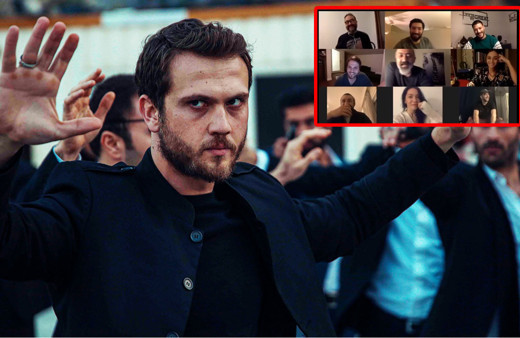 Aras Bulut İynemli soruları yanıtladı Show Tv dizisi Çukur'un oyuncuları canlı yayın yaptı