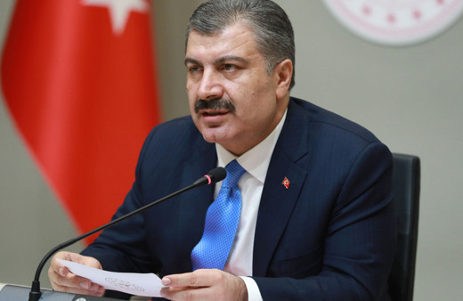 Sağlık Bakanı Fahrettin Koca, sağlık çalışanlarıyla görüştü