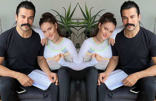 Burak Özçivit ve Fahriye Evcen'in 'Evde kal' çağrısı ATV dizisi Kuruluş Osman'ın yıldızı