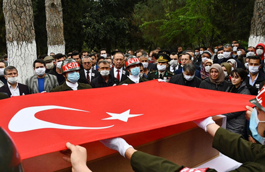 Irak şehitleri memleketlerinde son yolculuklarına uğurlandı