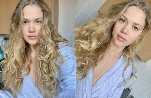 Serel Yereli dışarı çıkamayınca geceliğiyle cama çıktı yazdıkları şoke etti