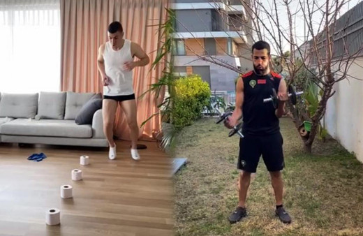 Yeni Malatyaspor'da futbolcular evde kondisyon çalışıyor