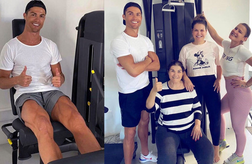 Cristiano Ronaldo'ya annesinden iyi haber